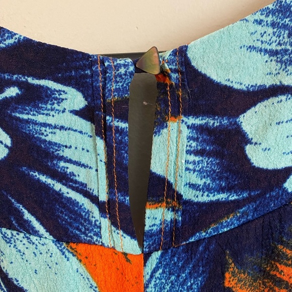 Anthropologie Maeve Floral Dress High Low Sleeveless Size 2 - Picture 7 of 10